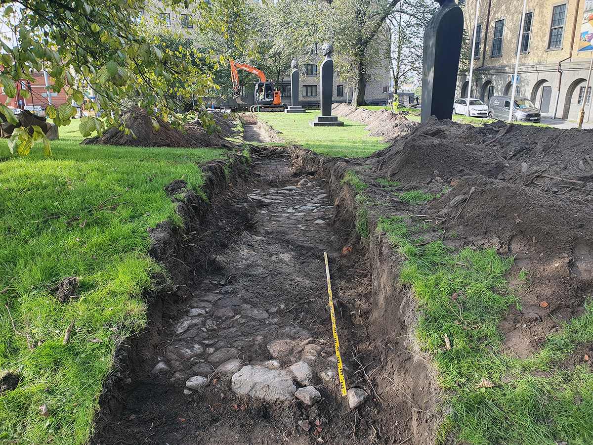 Utgrävningen av Gamla varvsparken